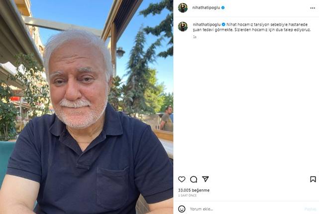 Prof. Dr. Nihat Hatipoğlu, hastaneye kaldırıldı sağlık durumu nasıl?