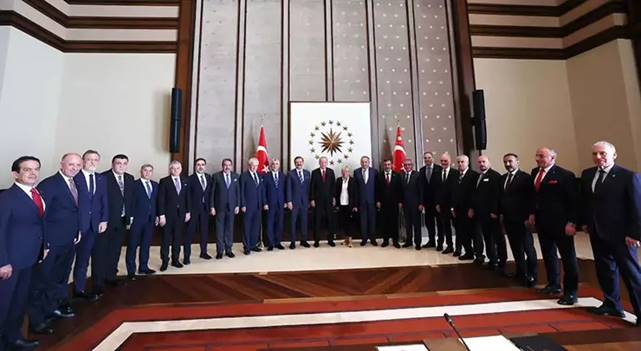 Erdoğan TOBB Başkanı Hisarcıklıoğlu'nu kabul etti