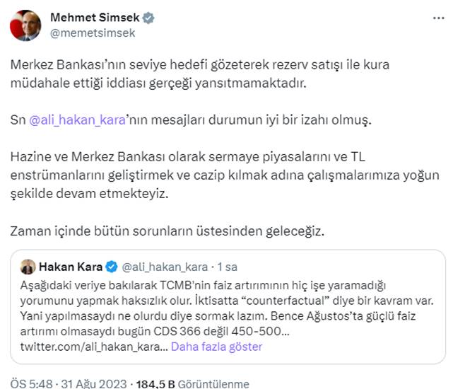 Mehmet Şimşek'ten kura müdahale iddialarına yanıt