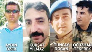 Adıyaman'da dört şehit