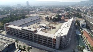 Alsancak Stadı'nda Çalışmalar Hızla Sürüyor