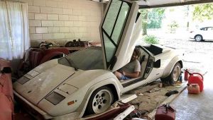Babaannesinin garajında Lamborghini ve Ferrari buldu