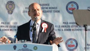Bakan Soylu'dan mezun olan polislere 'vicdan ve kanun' uyarısı