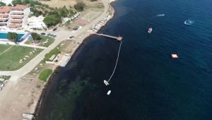 İşte Foça'daki Felaketin Havadan Görüntüsü