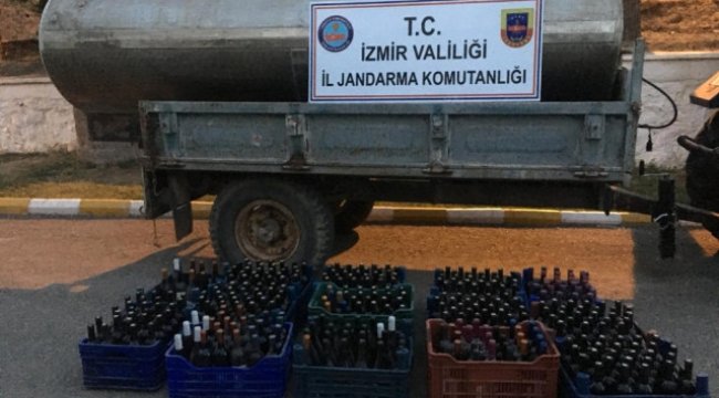 Urla'da Kaçak İçkiye Büyük Darbe