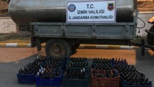 Urla'da Kaçak İçkiye Büyük Darbe