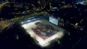 Binlerce Cumhuriyet Sevdalısından Atatürk Görüntüsü