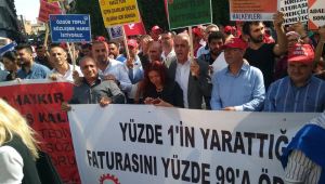Emekçiler 'Krizin Faturasını Biz Ödemeyeceğiz' Demek İçin Alandalar