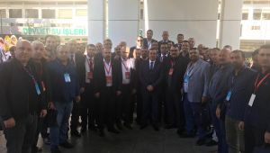 Başkan Batur Belediye-İş Genel Kurul Toplantısına Katıldı