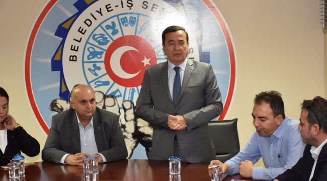 Belediye İş’ten Başkan Batur’a tam destek