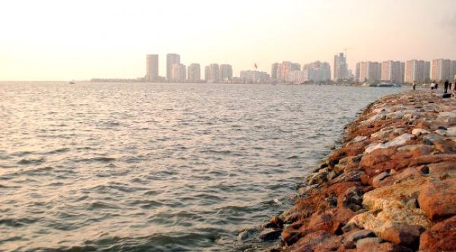 İzmir'de Suyun Yüzeyini Kaplayan 'Deniz Marulu' Temizlendi