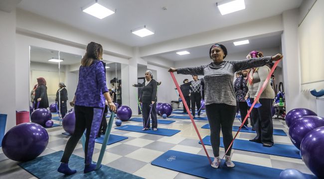 Bucalı Kadınlar Pilatese Akın Etti