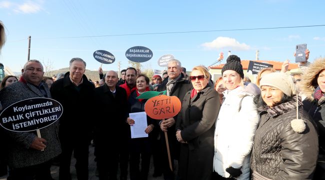 Demircili Koyu'nda Orkinos Çiftliği istemiyoruz!