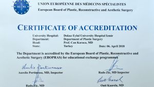 DEÜ Plastik, Rekonstrüktif ve Estetik Cerrahi AB markası oldu!