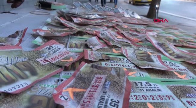 Tezgahtaki Milli Piyango Biletlerini Yırttı Sebebi İse...