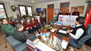 Başkan Demirağ'ı gülümseten ziyaret