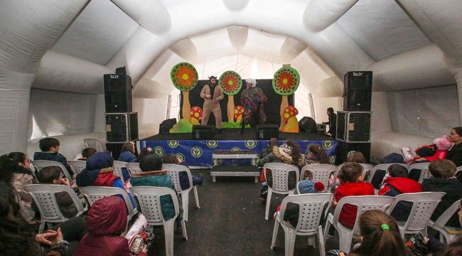 Buca'da çocuklara doyasıya tatil