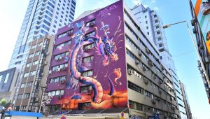 İzmir'de duvarlar tuvale döndü