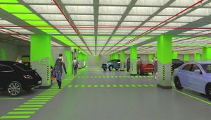 Büyükşehir'den Karabağlar'a: Altı otopark, üstü meydan