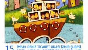 Çocuklar, denizde yolculuğu çizecekler