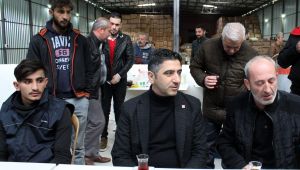 Kayalar, yangın mağduru işçilere yardım elini uzattı