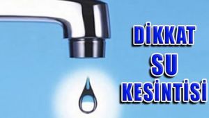 Menemen'de Su Kesintisi