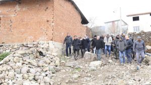 Zeybekci, heyelan bölgesinde