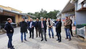 Başkan İnce’den Sanayi Sitesi Ziyareti