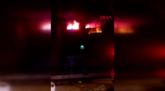 Buca'da Tekstil Atölyesinde Yangın