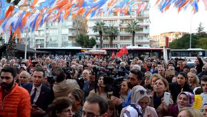 Cumhur İttifakı'ndan Üçyol'da miting gibi açılış