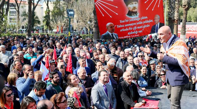 Soyer“İzmir, tekrar Türkiye’ye önderlik edecek, yol gösterecek.”