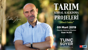 Soyer, Projelerinin 2'nci etabını Ödemiş'te anlatacak