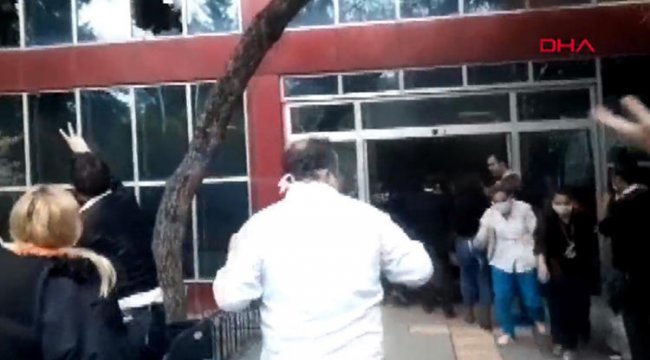 Tepecik hastanesinde yangın!