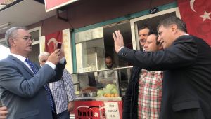 Vekil çekti başkan selam etti