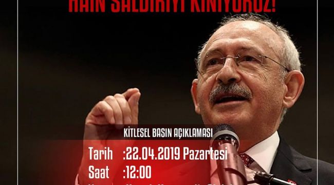 CHP İzmir saldırıyı yarın Konak'ta protesto edecek