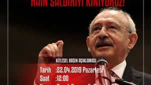 CHP İzmir saldırıyı yarın Konak'ta protesto edecek