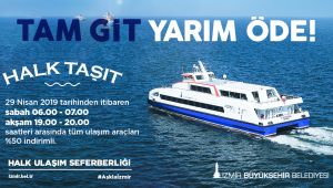 İzmir'de “Halk Taşıt” uygulaması 29 Nisan'dan itibaren başlıyor