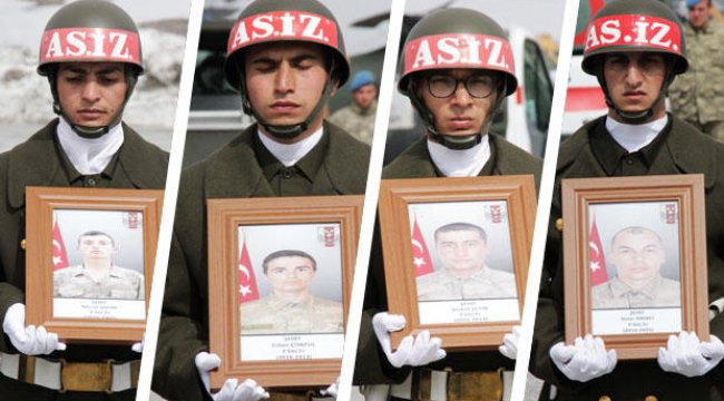 Kahramanlara veda... Böyle uğurlandılar...