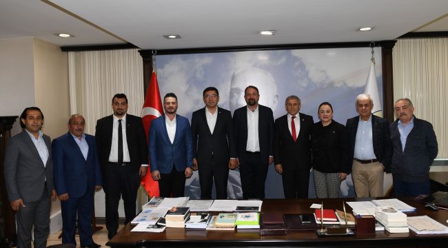 Kaya'dan Gümrükçü'ye ziyaret