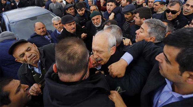 Kılıçdaroğlu'na yumruk atan saldırgan yakalandı