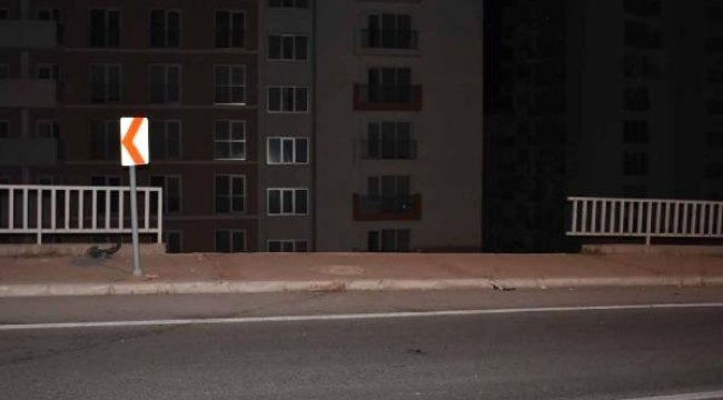 Kontrolden Çıkan Otomobil 3 Metre Yükseklikten Düştü