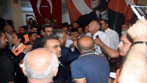 Menemen Belediyespor kongresinde arbede