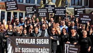 Siyahlar Giyip, Çocuk İstismarına Tepki Gösterdiler