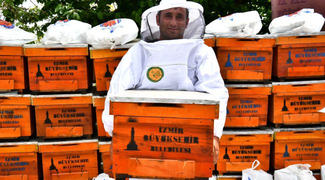 Arıcılık “Büyükşehir” desteği ile yaygınlaşıyor