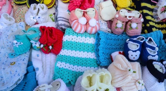 Bucalı kadınların el emekleri büyük ilgi çekti