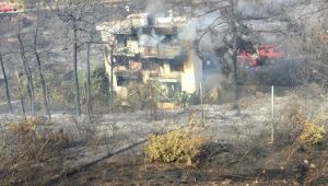 İzmir'deki korkutan yangın! Evlere sıçradı