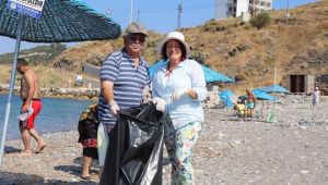 Karaburun için Belediye ve vatandaşlar birlikte çalıştı