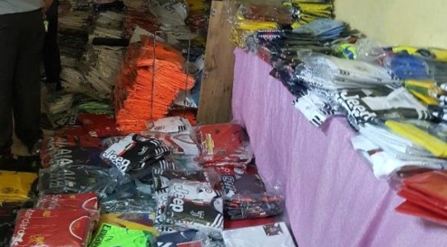 Sahte giyim ürünü operasyonu