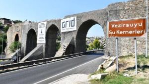 Tarihi kemer için koruma ağı uygulamasına başlandı