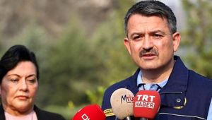 Bakan Pakdemirli İzmir'deki yangın ile ilgili konuştu: Bir köy boşaltılacak